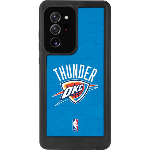 NBA OKC Thunder Distressed Galaxy Note20 Ultra 5G Waterproof Case